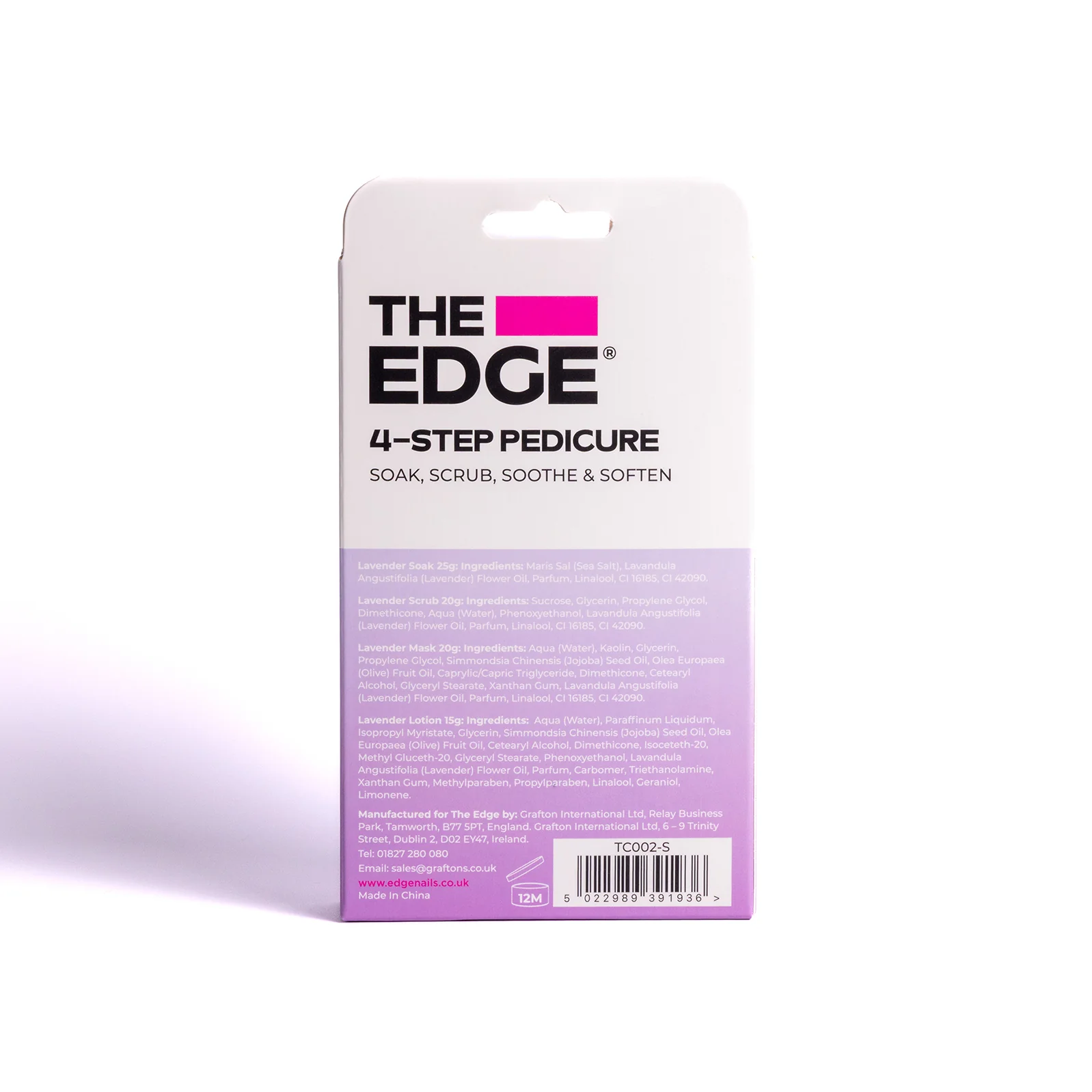 Lavender Pedicure - 4 Step Pedicure Kit - Image 4