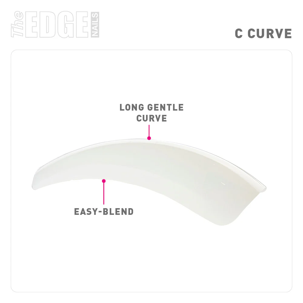 C Curve Well-Less Nail Tips - Image 2
