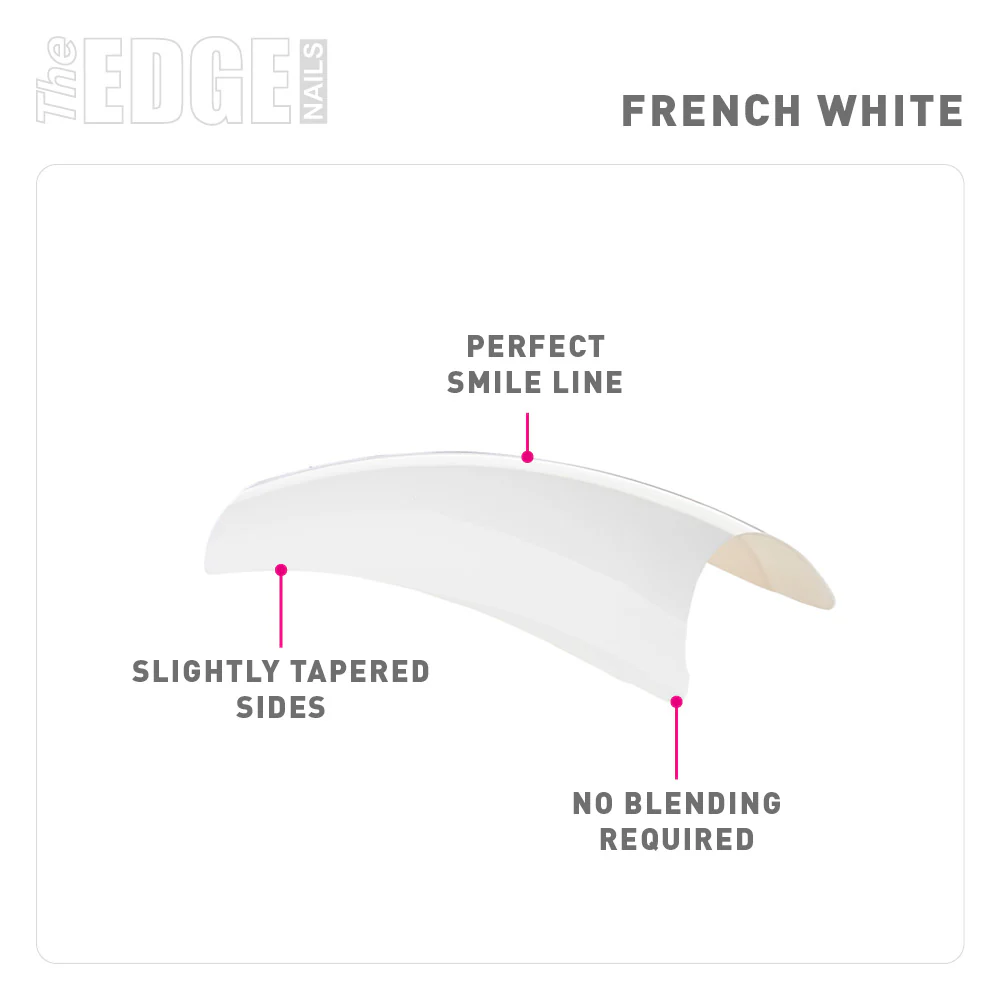 French White Nail Tips - Image 3