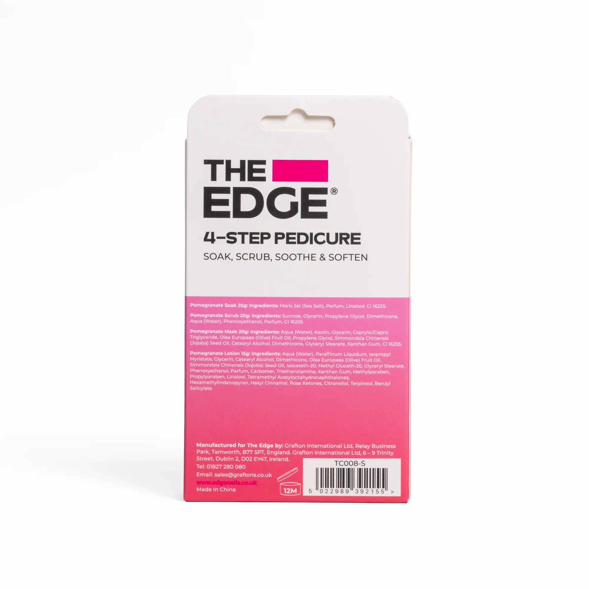 Pomegranate Pedicure - 4 Step Pedicure Kit - Image 4