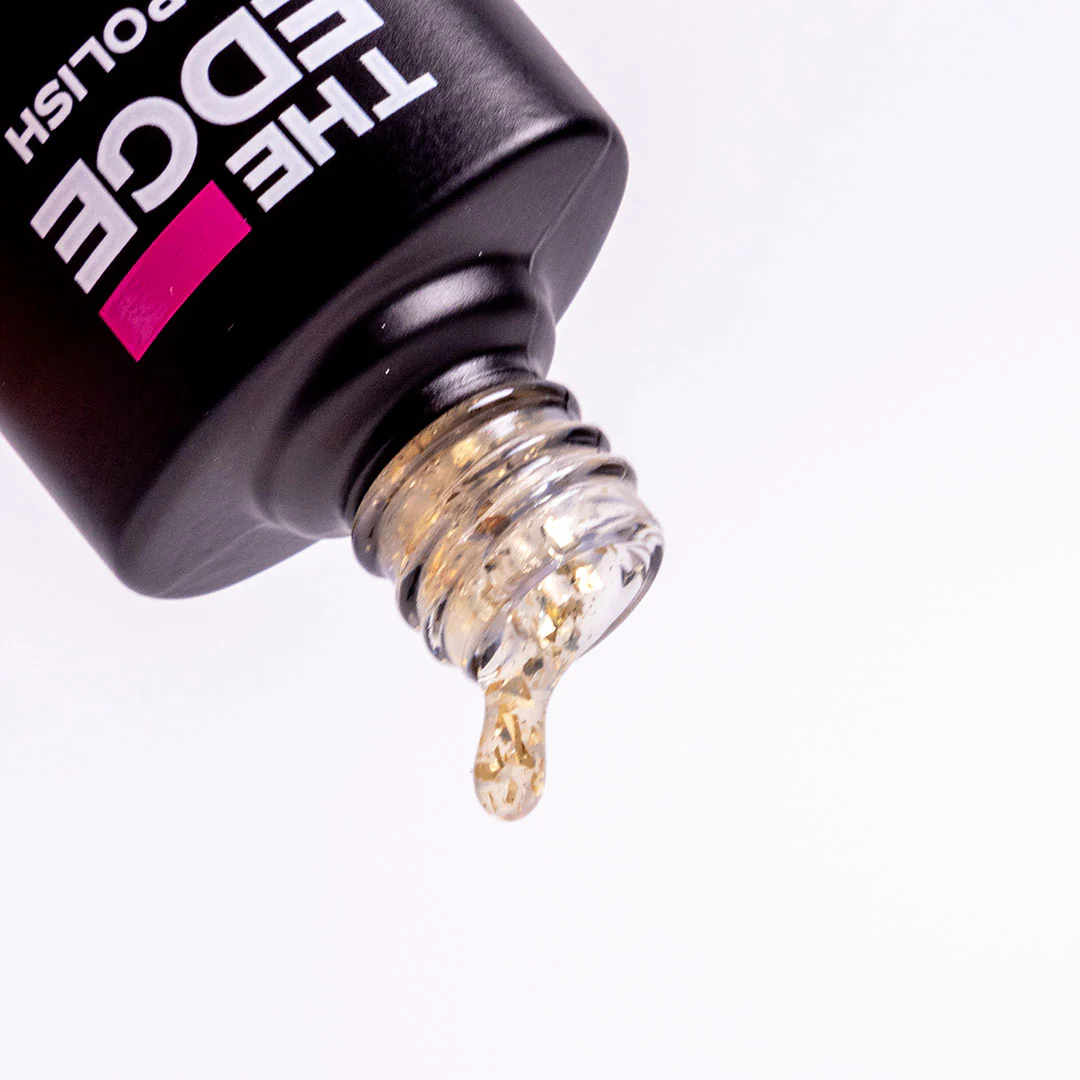 The Gold Flake Top Coat Gel Polish - Image 5