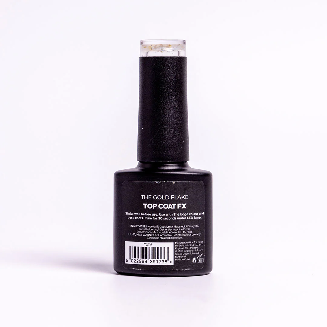 The Gold Flake Top Coat Gel Polish - Image 7