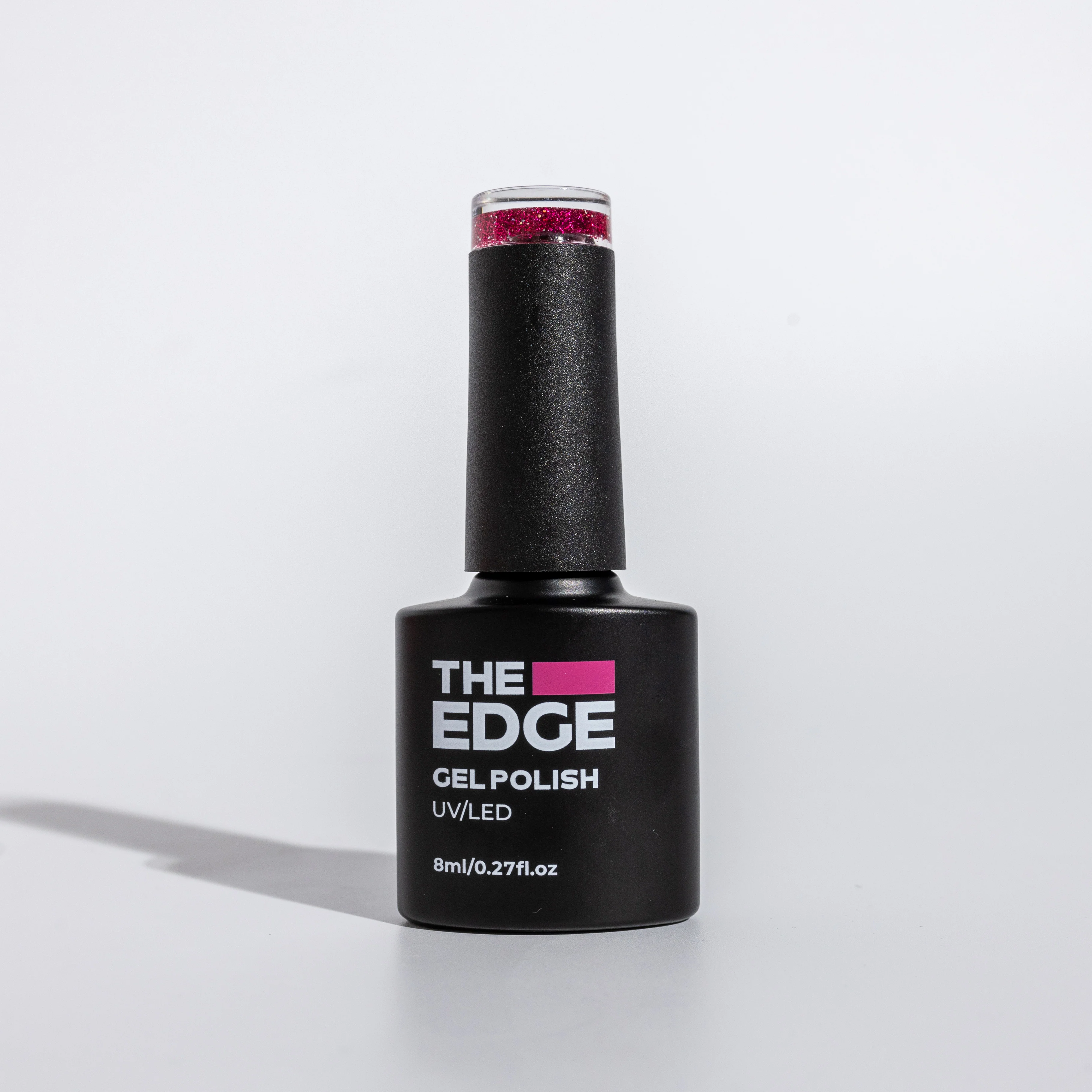 The Magenta Glitter Gel Polish - Image 4