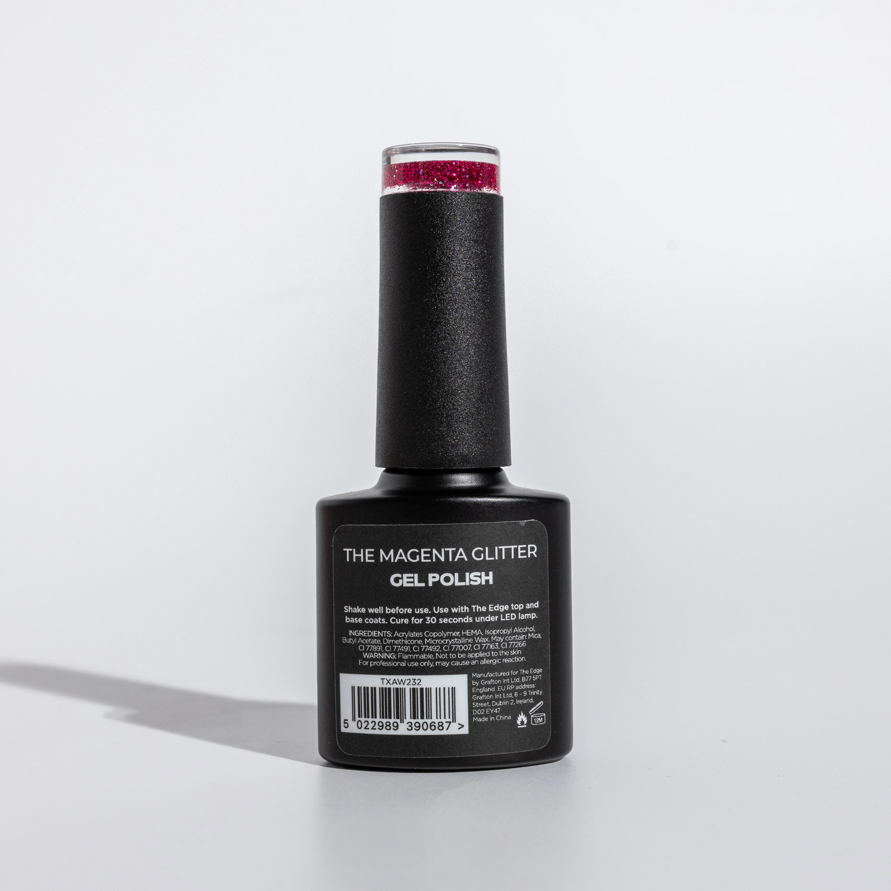 The Magenta Glitter Gel Polish - Image 5