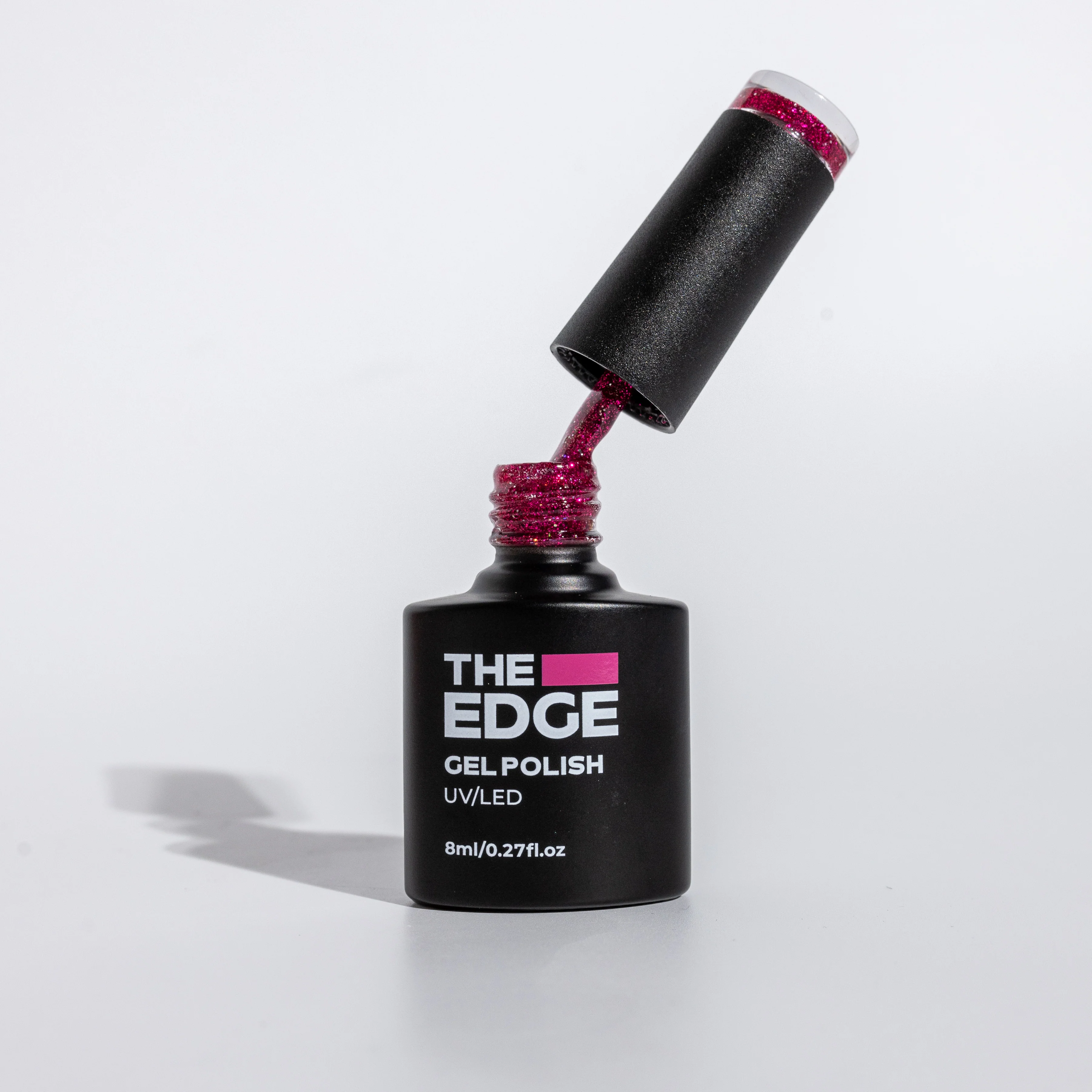 The Magenta Glitter Gel Polish - Image 6