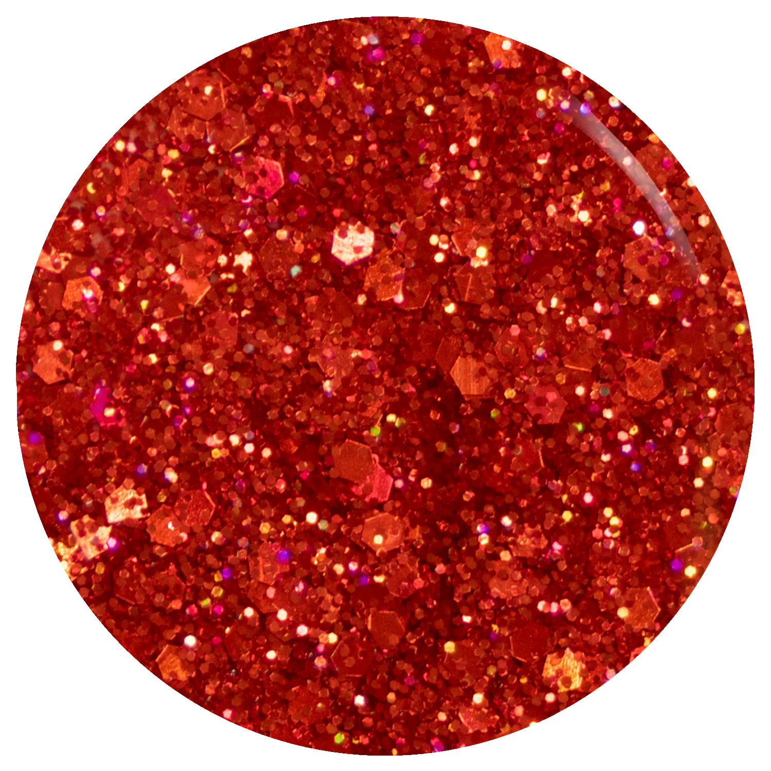 The Red Glitter Gel Polish - Image 2