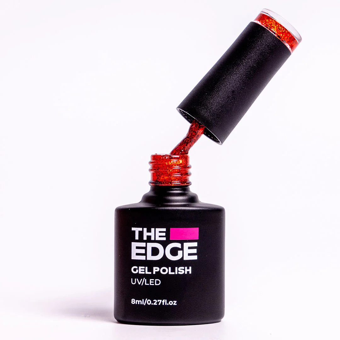 The Red Glitter Gel Polish - Image 3