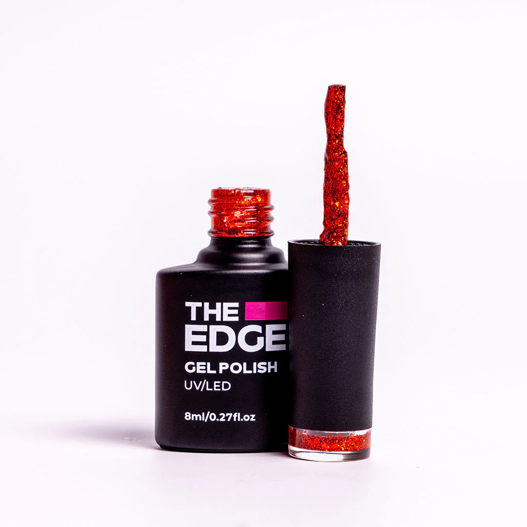 The Red Glitter Gel Polish - Image 5