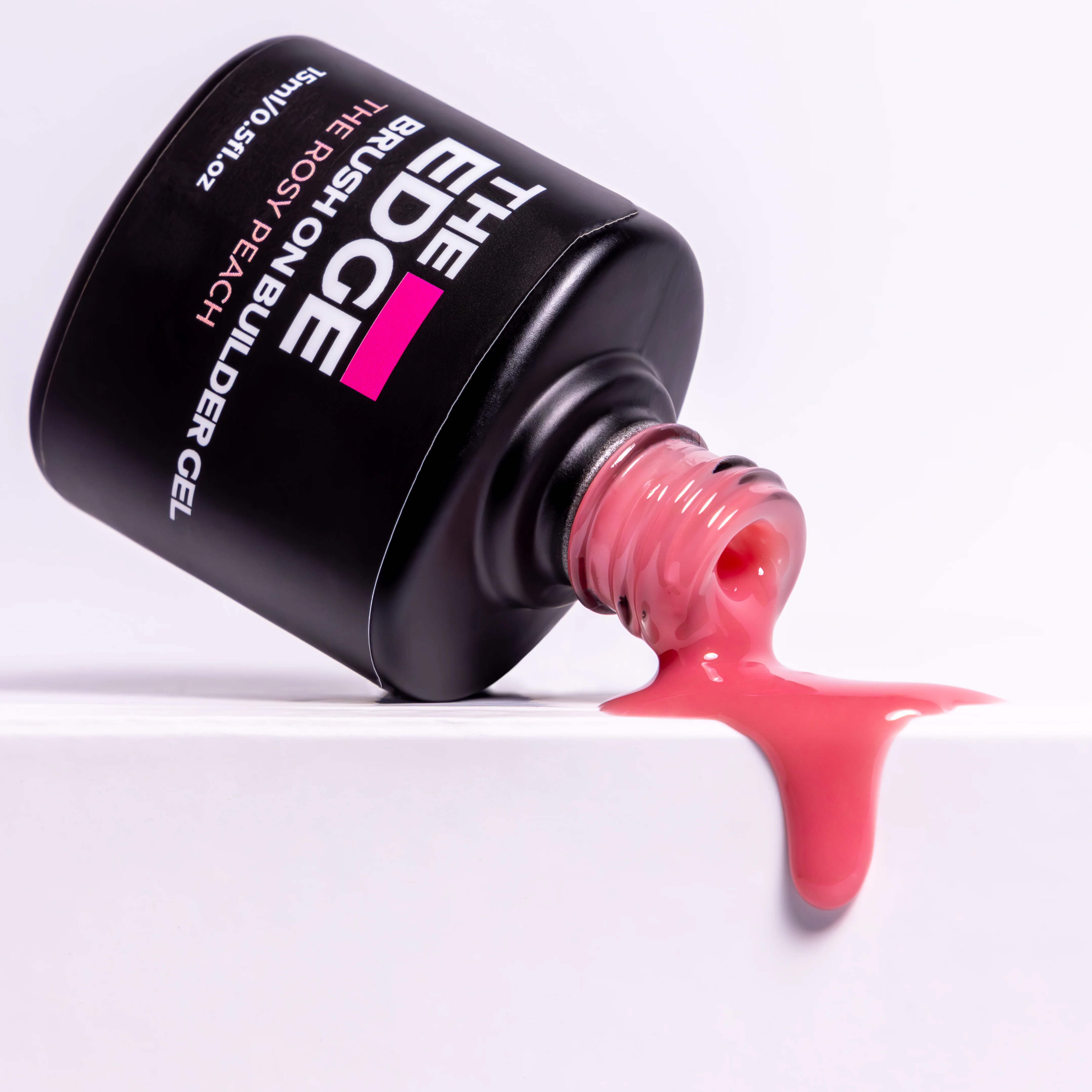 The Rosy Peach Brush On Builder Gel 15ml - Image 4